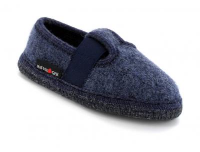 HAFLINGER Joschi, jeans -  HAFLINGER Joschi - Dieser Walkstoffslipper von  H A F L I N G E...