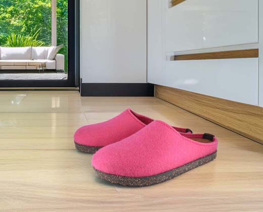 ▷▷ HAFLINGER Filzpantoffeln mit losen Einlagen