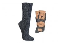 Alpaka Wollsocken aus 100% nat�rlicher Wolle, anthrazit Anthrazit
